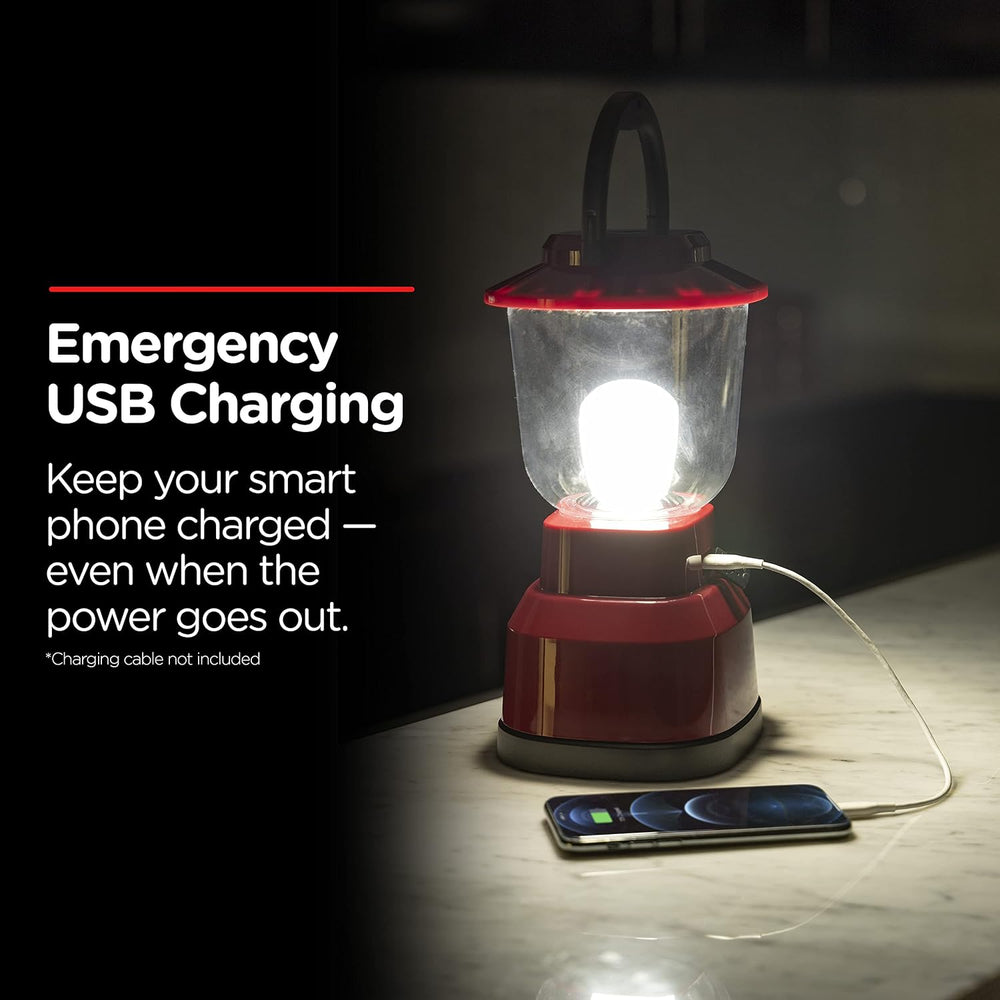 Enbrighten LED Large Camping Lantern, Battery Powered, USB Charging, 800 Lume...