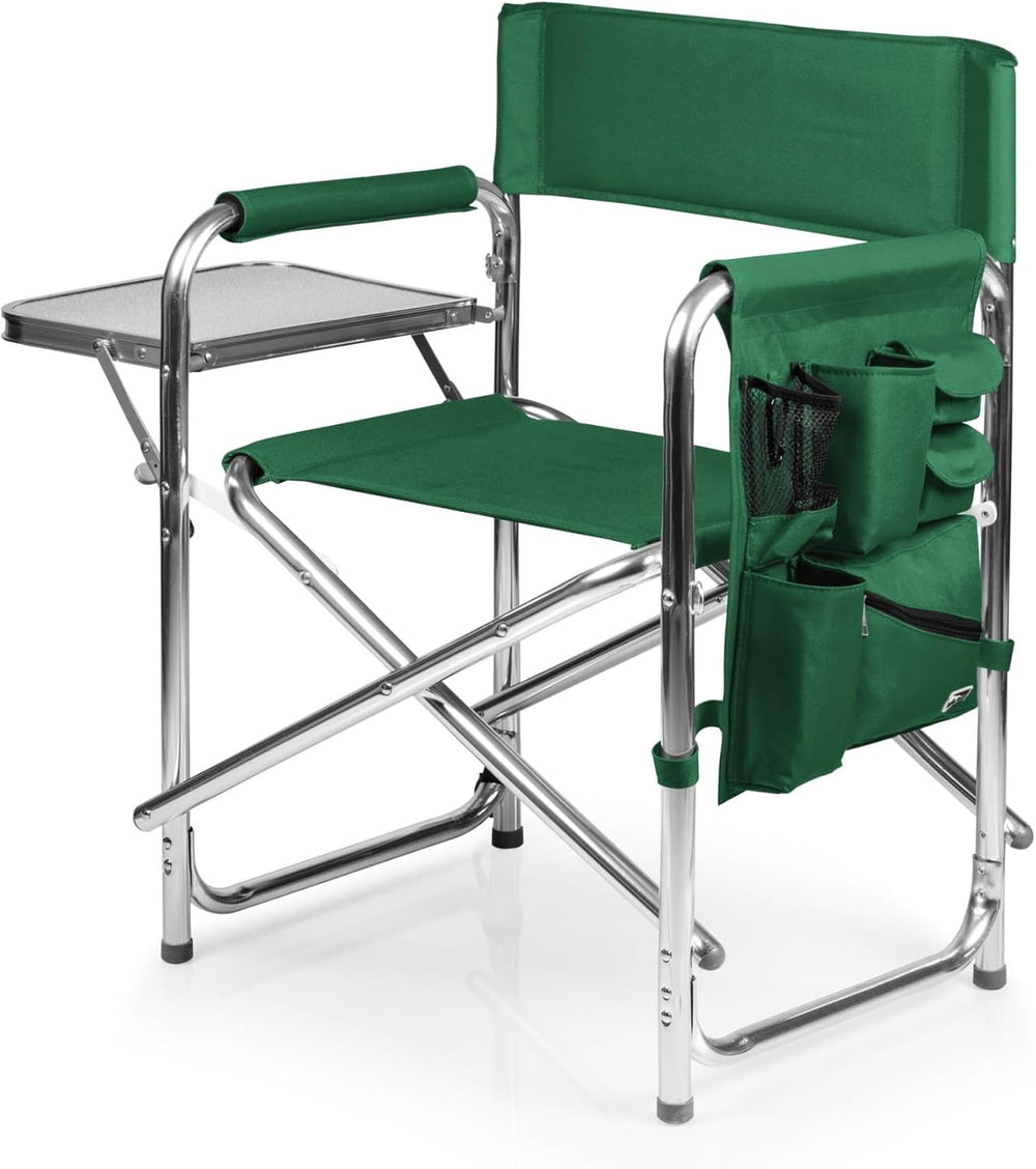 PICNIC TIME Sports Chair with Side Table and Armrest Caddy, Lightweight Alumi...