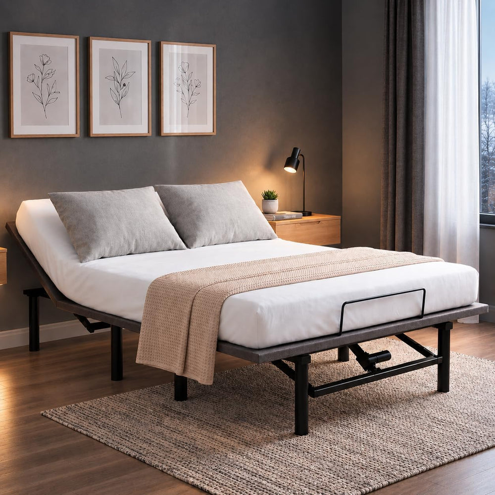 Full Size Adjustable Bed Frame with Remote & USB Ports, Zero Gravity