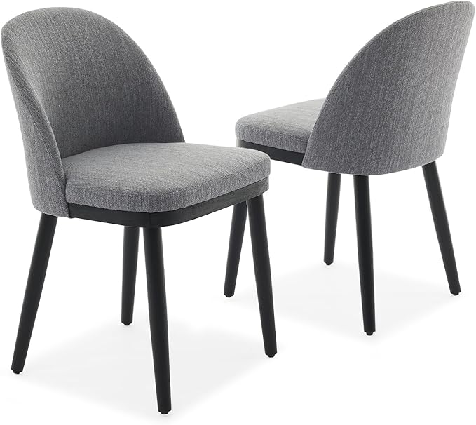 Garvee Wooden Dining Chairs Set of 4, Upholstered Kitchen Dining Room Chair, ...