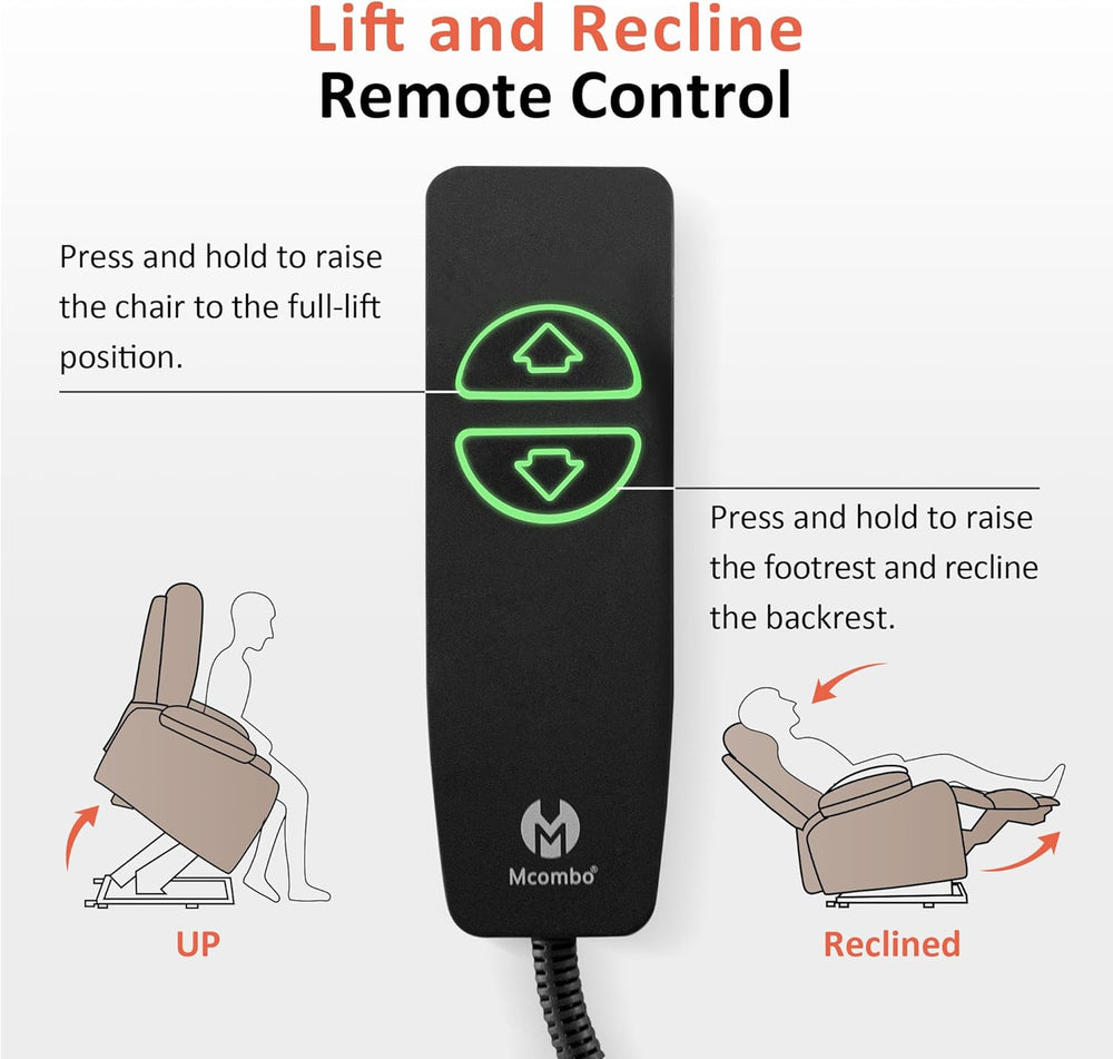 MCombo Power Lift Recliner Chair for Elderly, for Mom, Electric Lift Chair wi...