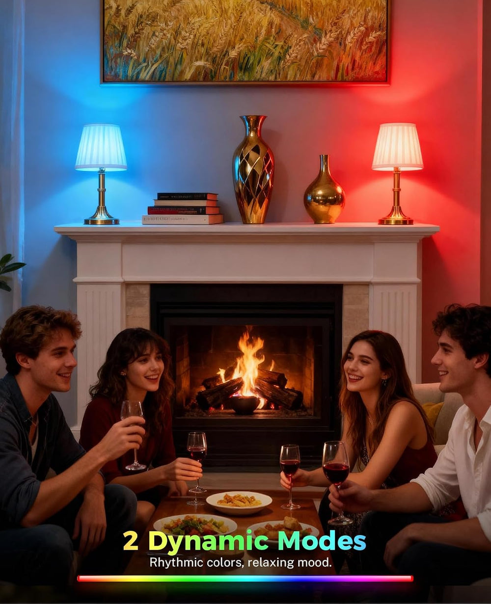 Small Table Lamp with Remote, Cordless Table Lamp