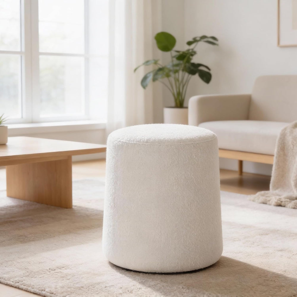 HomePop Organic Shape Ottoman (No Lid, Seat Only) | HomePop Home Décor | Roun...