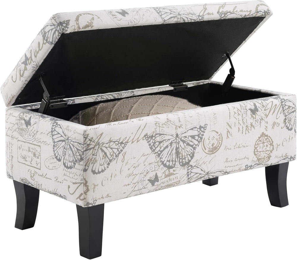 Convenience Concepts Designs4Comfort Winslow Storage Ottoman Bench 32" -...