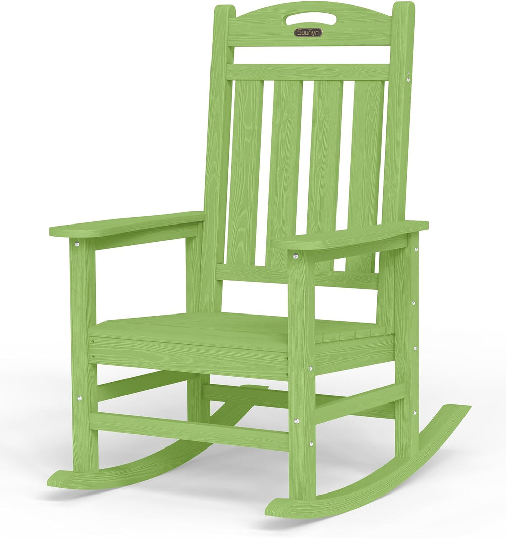 Rocking Chairs Outdoor, Oversized Patio Rocking Chair, All Weather Resistant ...