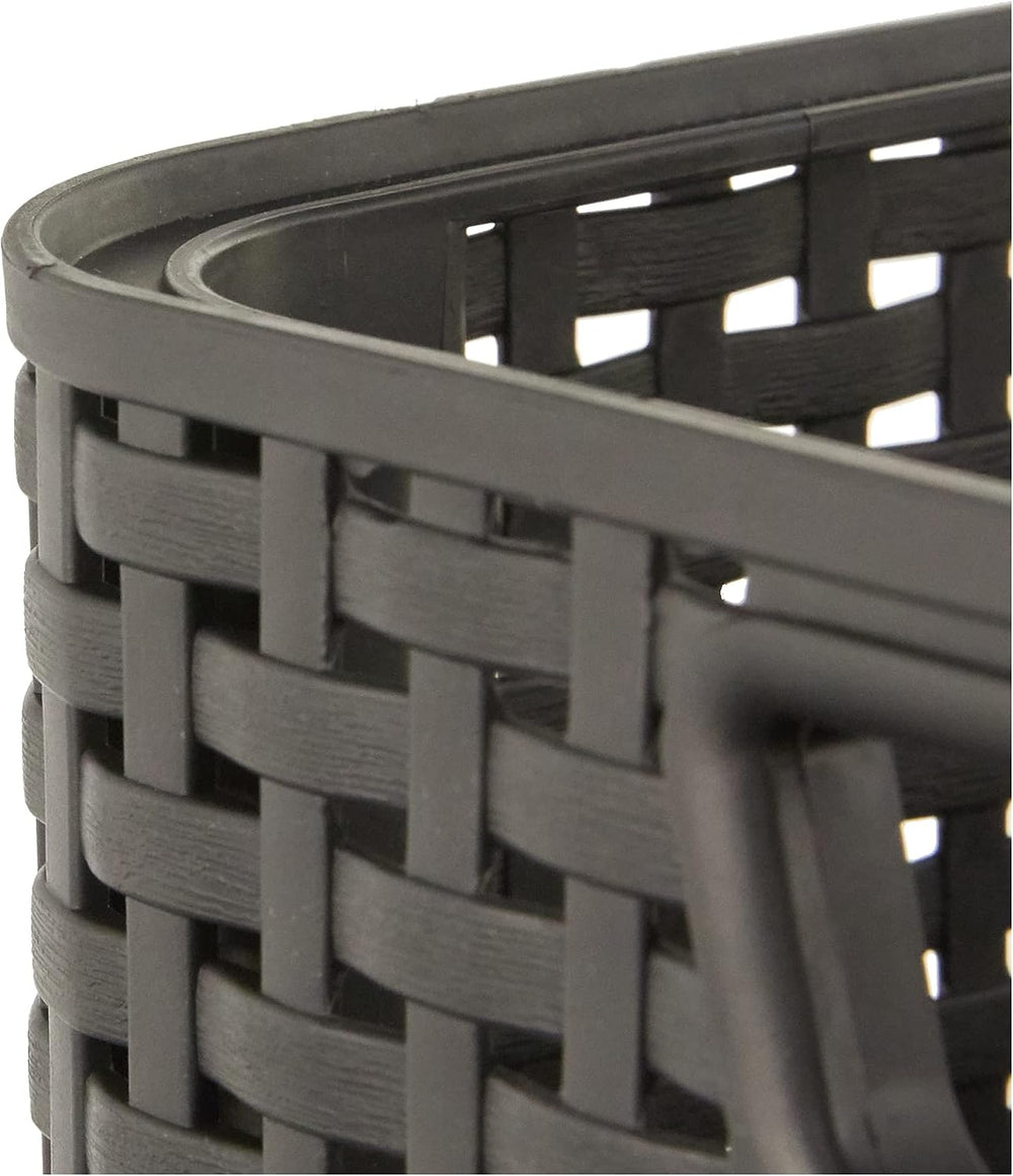 CURVER Style 205846 Storage Box Rattan-Look Size M with Second-Generation Lid...