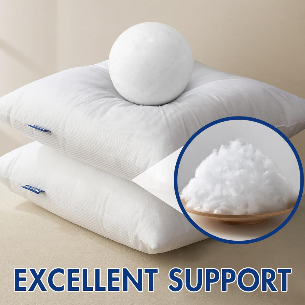 MIULEE Pillow Insert 14x40 Inch Decorative Rectangle Throw Pillow Inserts