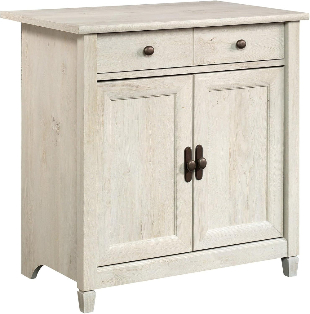 Sauder Edge Water Accent Storage Cabinet with Doors, Utility Cabinet, in Chal...