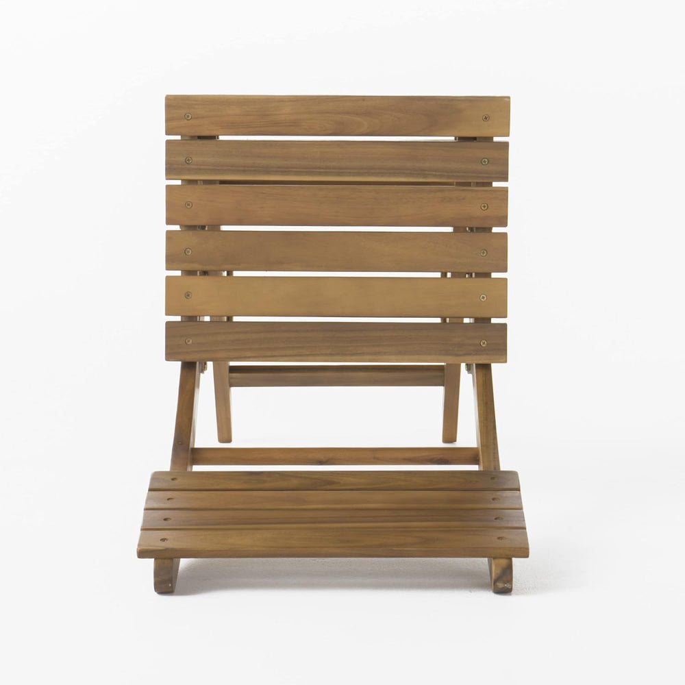 Christopher Knight Home Positano Outdoor Acacia Wood Foldable Dining Chairs, ...