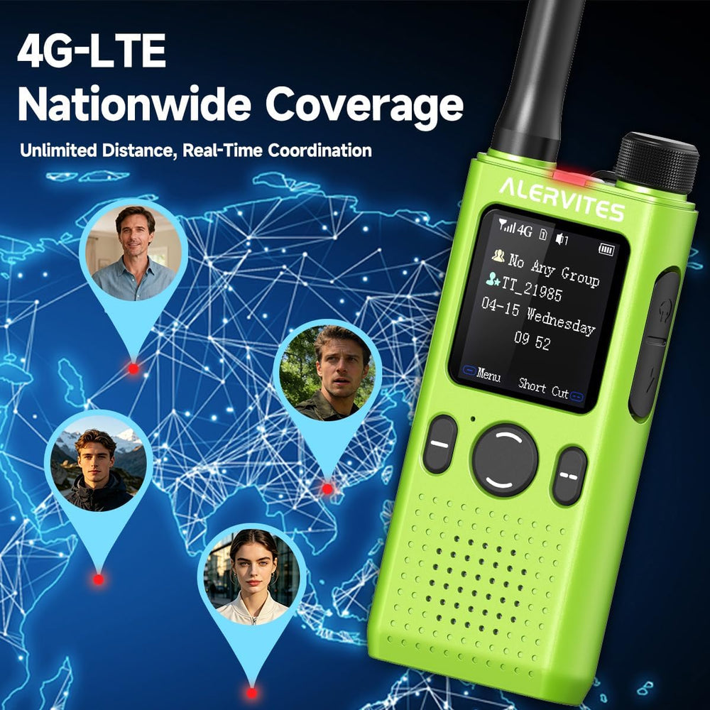 Lifetime Free Rapid Walkie Talkies Unlimited Range PoC Radios, 5000+ Miles Gl...