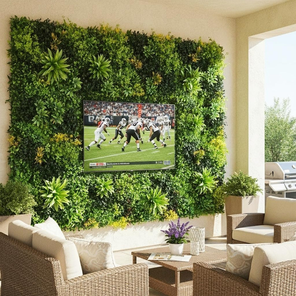 40" x 20" Artificial Grass Wall Panels, UV-Anti Greenery Backdrop Wall