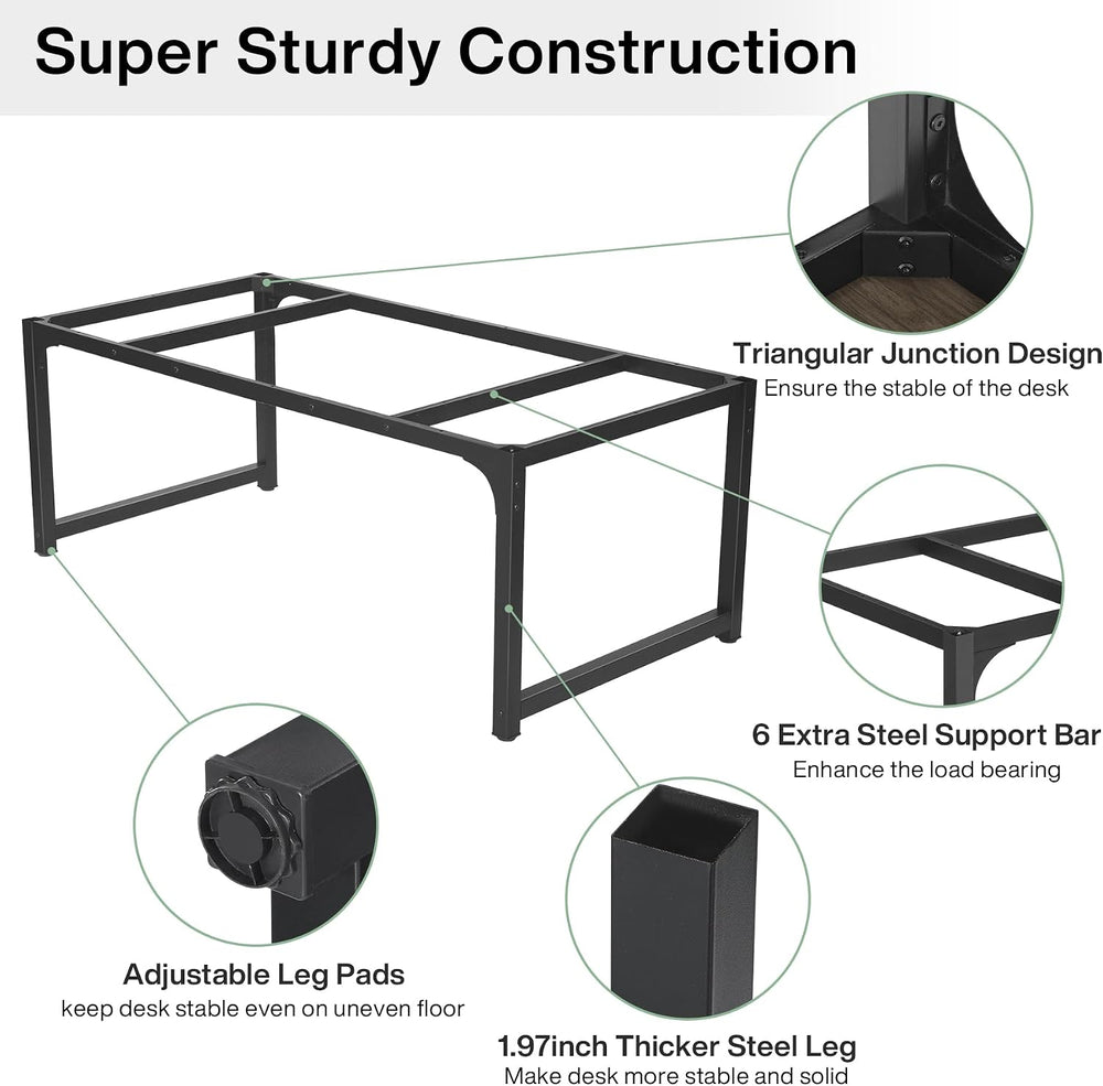 Tribesigns Modern Computer Desk, 70.8 x 31.5 inch Large Office Desk Computer ...