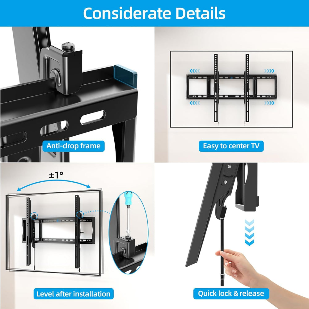 HOME VISION Heavy Duty Tilt TV Wall Mount for 48-120 Inch Flat Screen | Max V...
