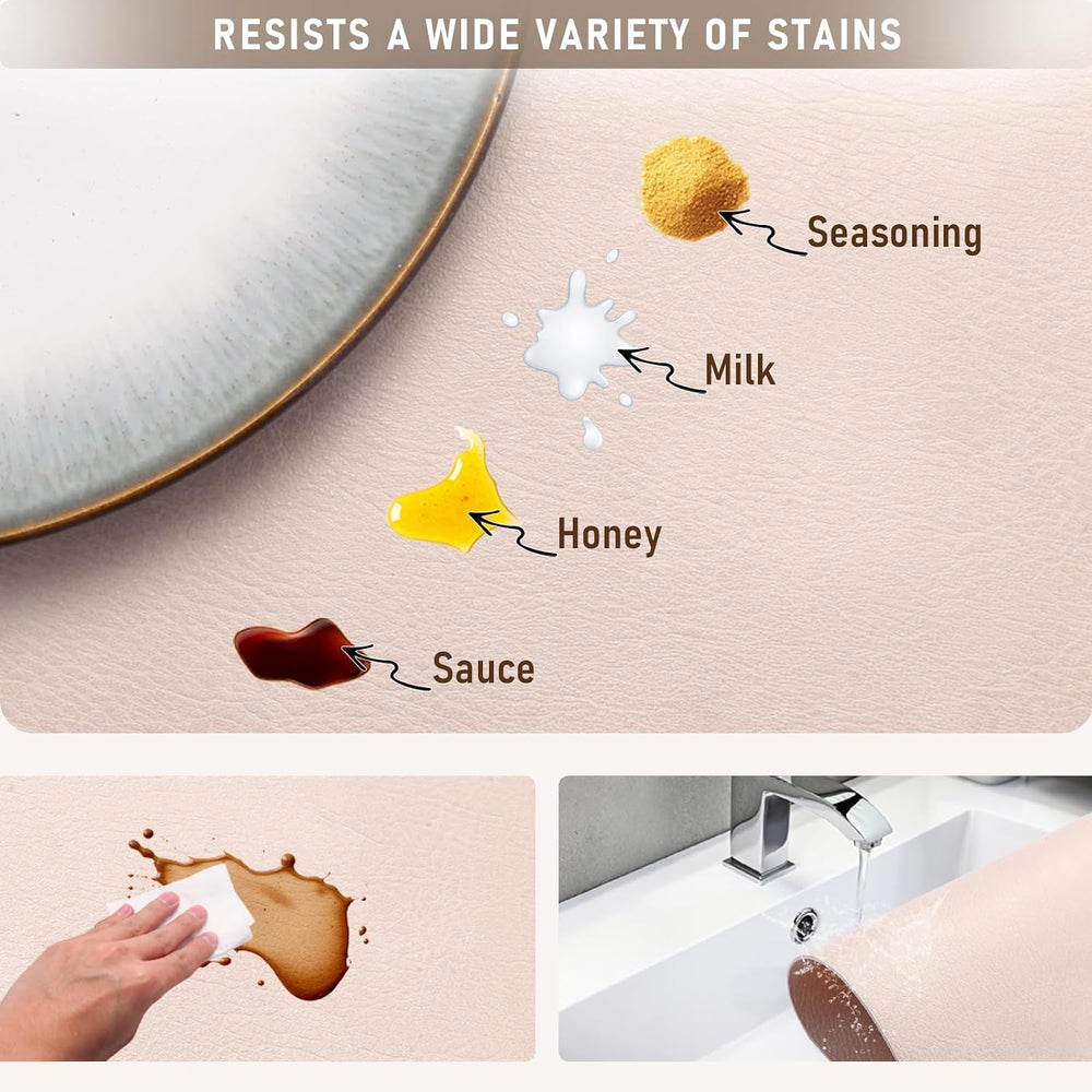 UnivoColors Placemats,Heat Resistant Placemats Set of 8 Washable 12x17 Inch,W...