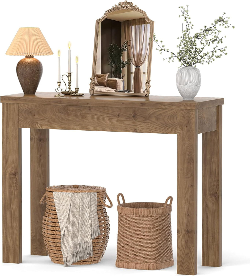 Armocity Small Console Table for Entryway, 32" Farmhouse Narrow Sofa Tab...