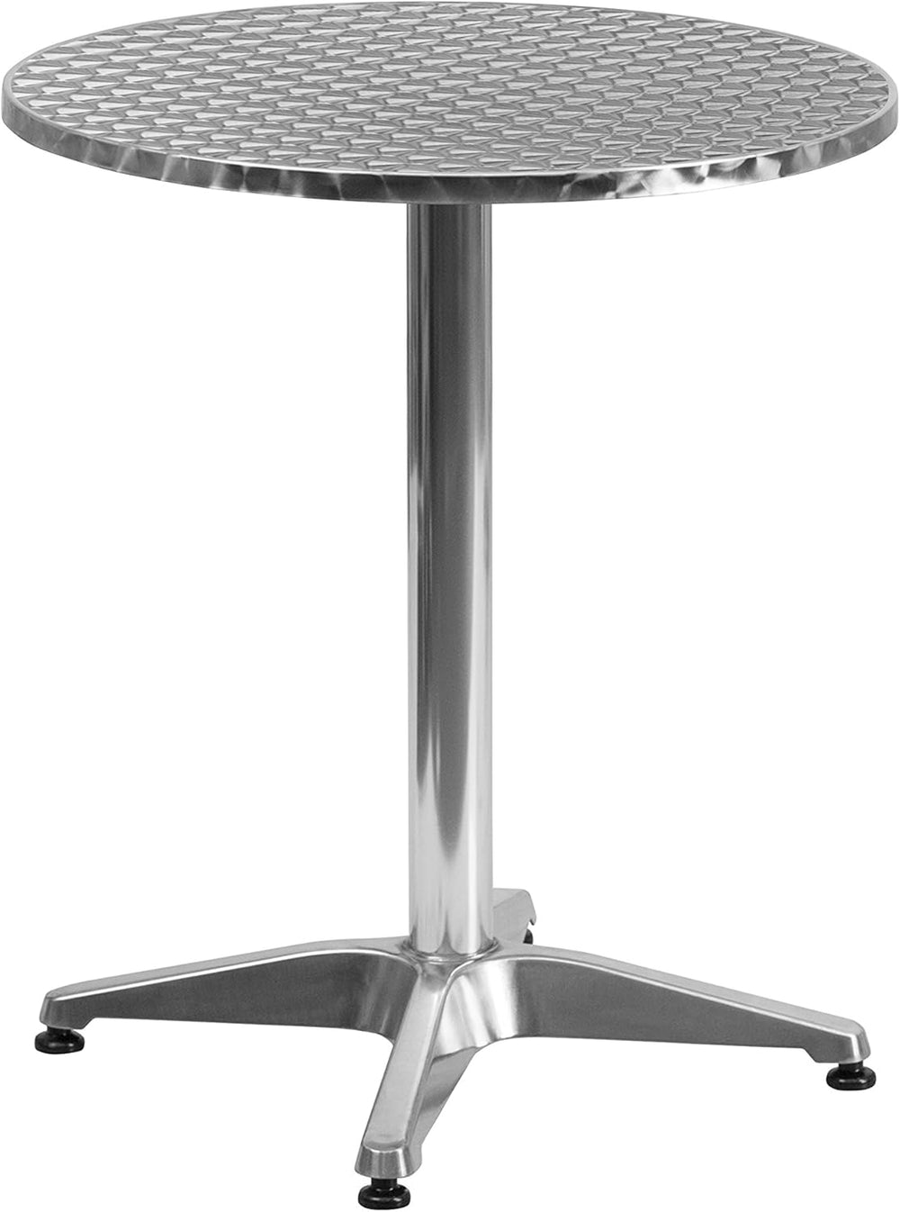 Flash Furniture 23.5 in Aluminum Indoor/Outdoor Round Table with Base