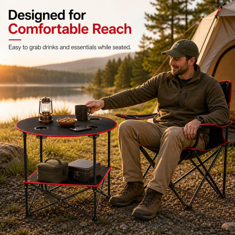 Portable Camping Table Folding Picnic Tables Lightweight Folding Table Waterp...
