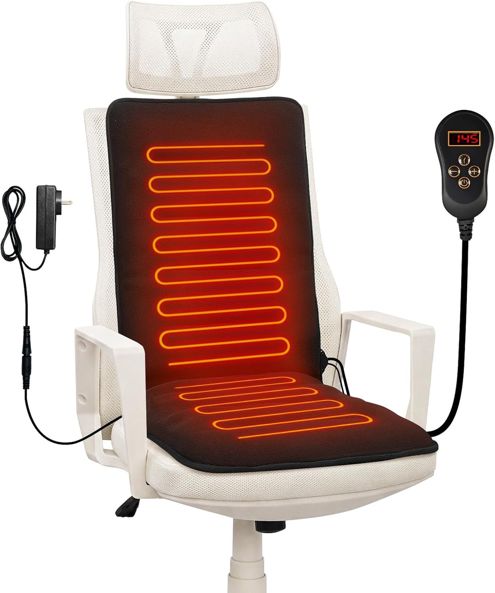 Heated Seat Cushion for Office Chair, 7 Heat Levels Thick Heating Chair Pad