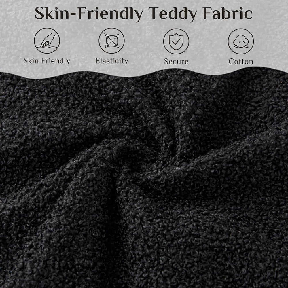 TLSUNNY Accent Chair, Upholstered Teddy Fabric Living Room Chairs | High Back...