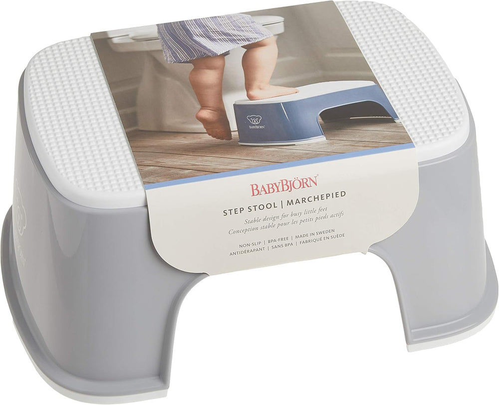 BabyBjörn Step Stool, Gray/White (Pack of 2)