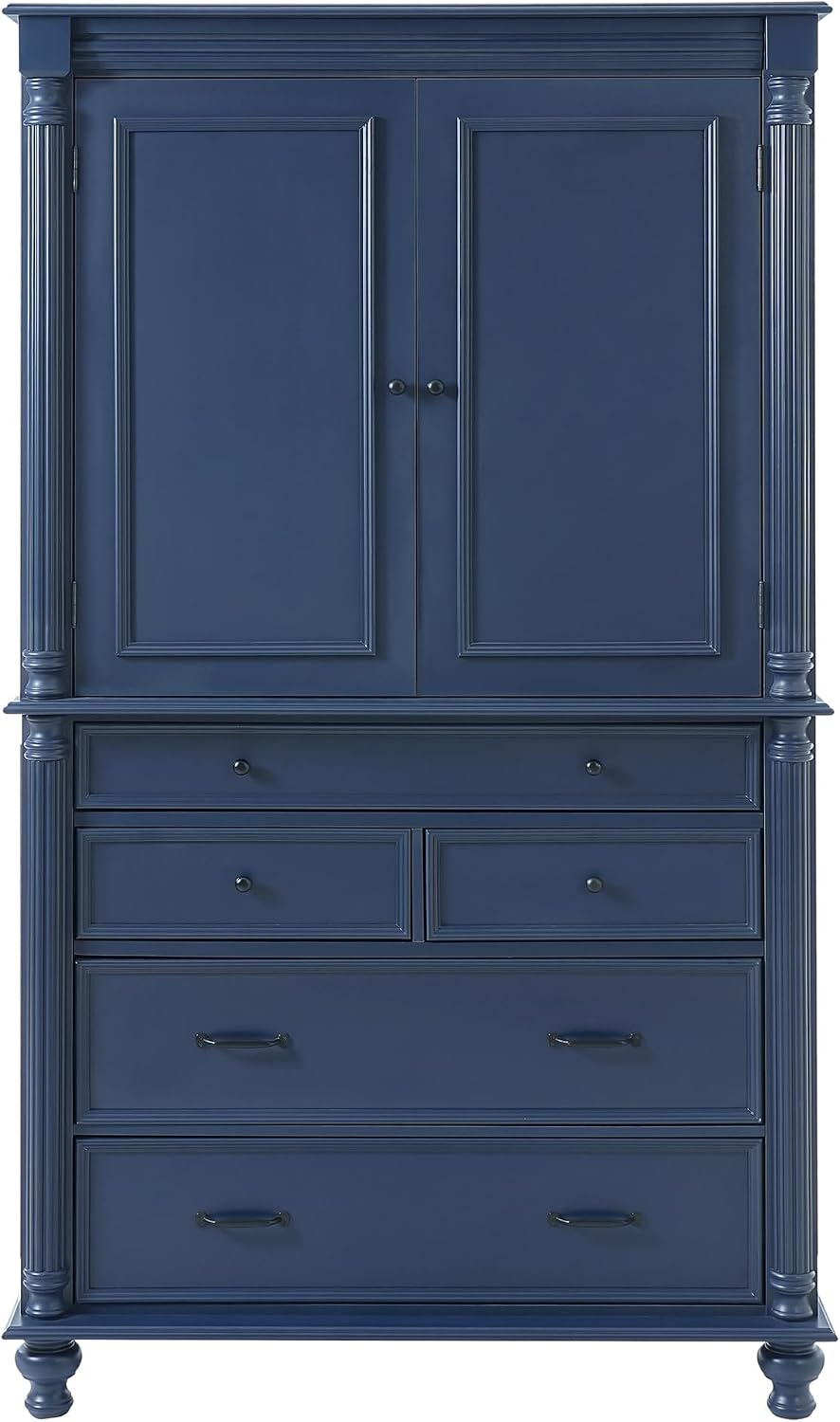 JIVOIT 77.3-inch Tall Large Kitchen Pantry with 6 Door Shelves, 2 Adjustable ...
