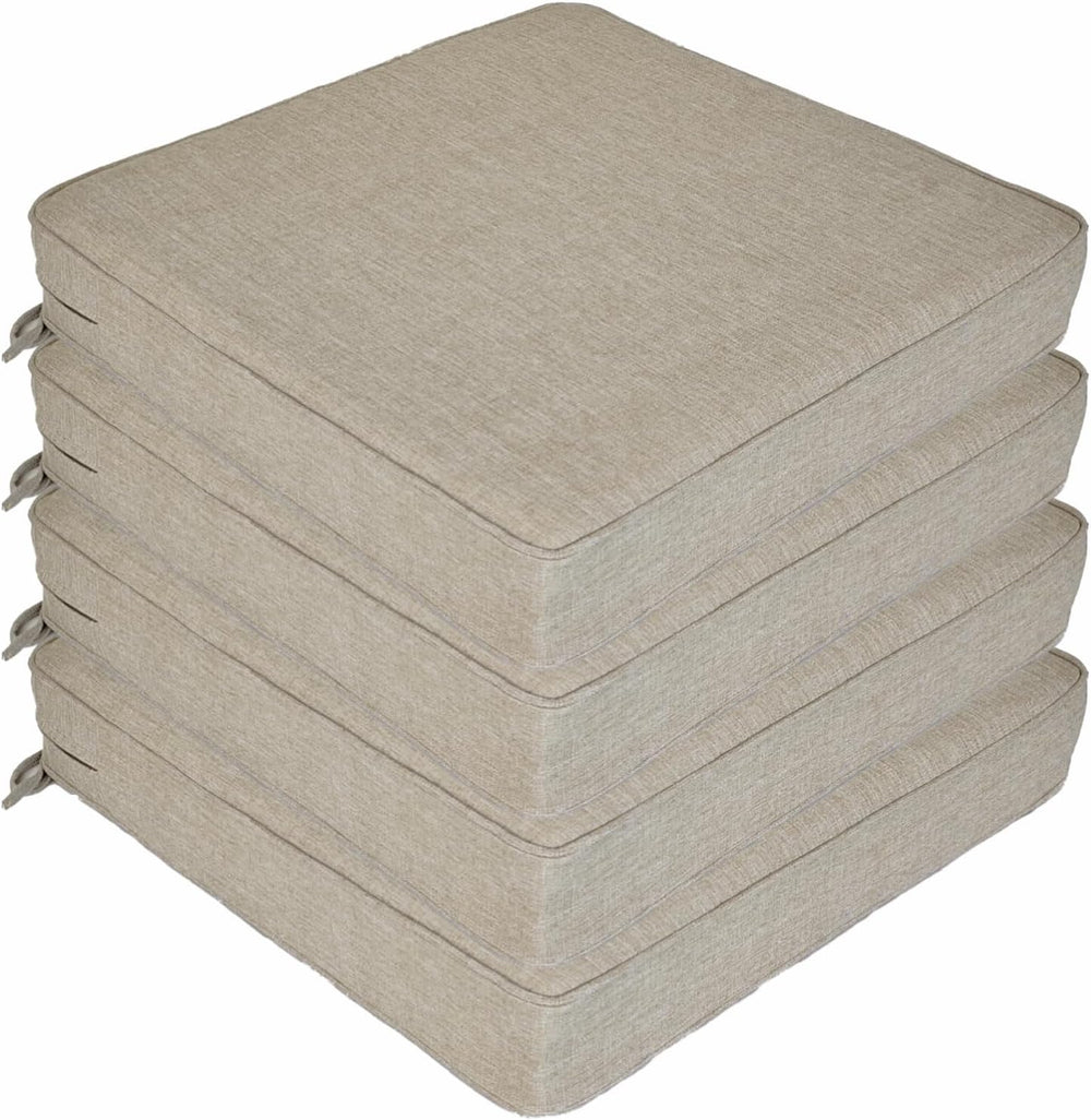 JMGBird Outdoor Chair Cushions Set of 4, Water Resistant Seat Cushions 19 x 1...