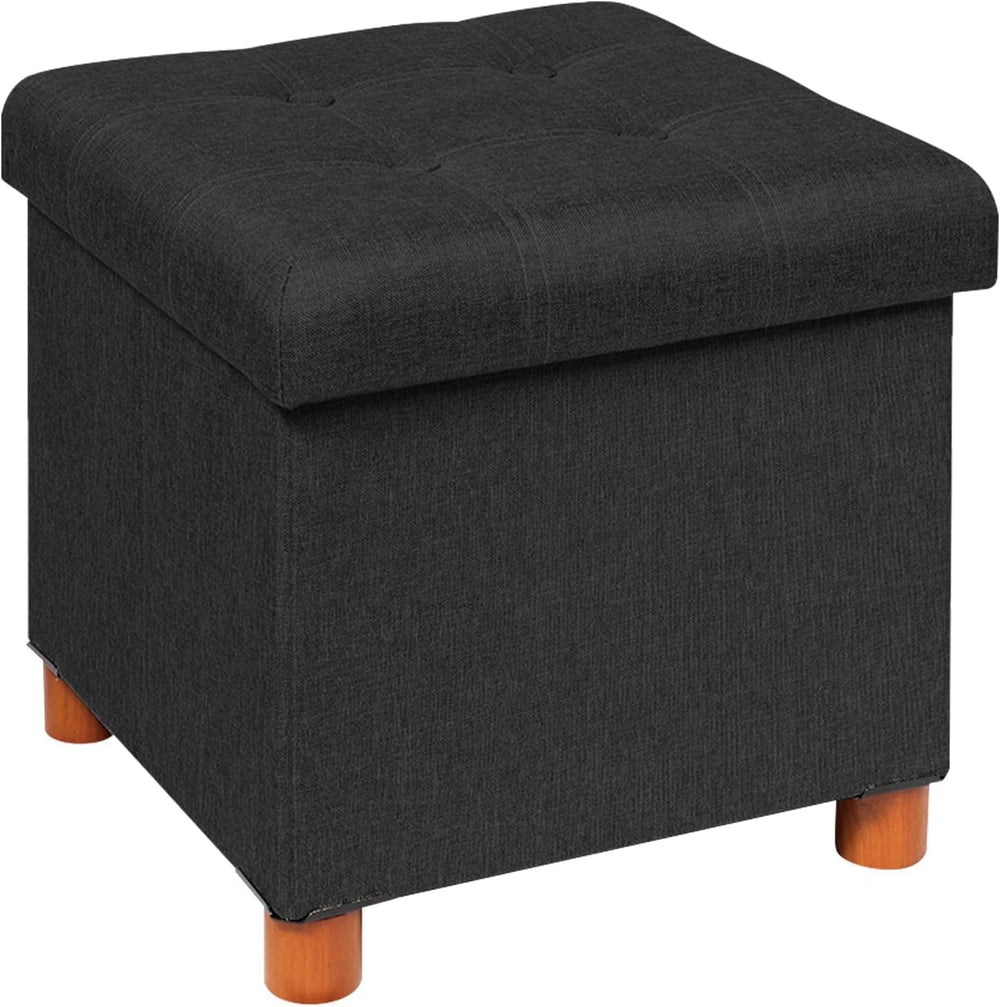 B FSOBEIIALEO Storage Ottoman with Tray, Foot Stools and Ottomans with Legs, ...
