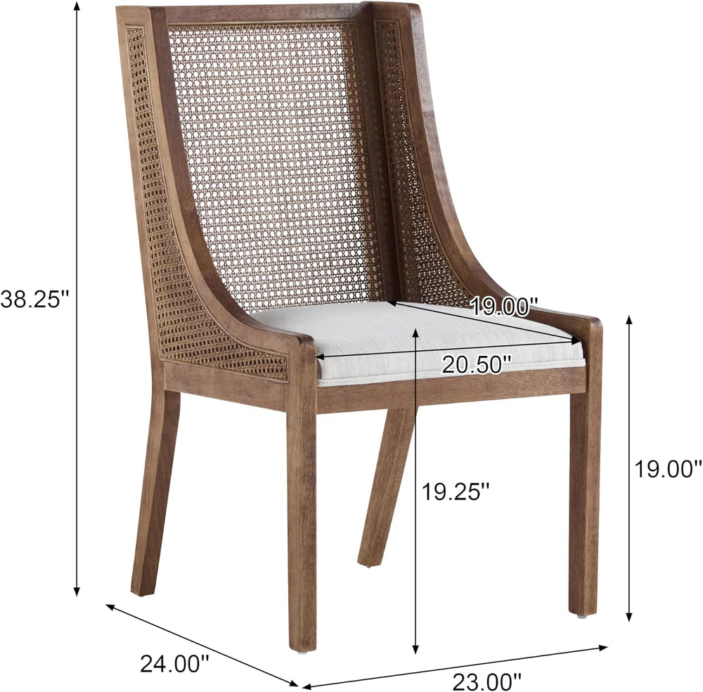 Christopher Knight Home Yone Dining Chairs Set of 2, Modern Dining Chair with...