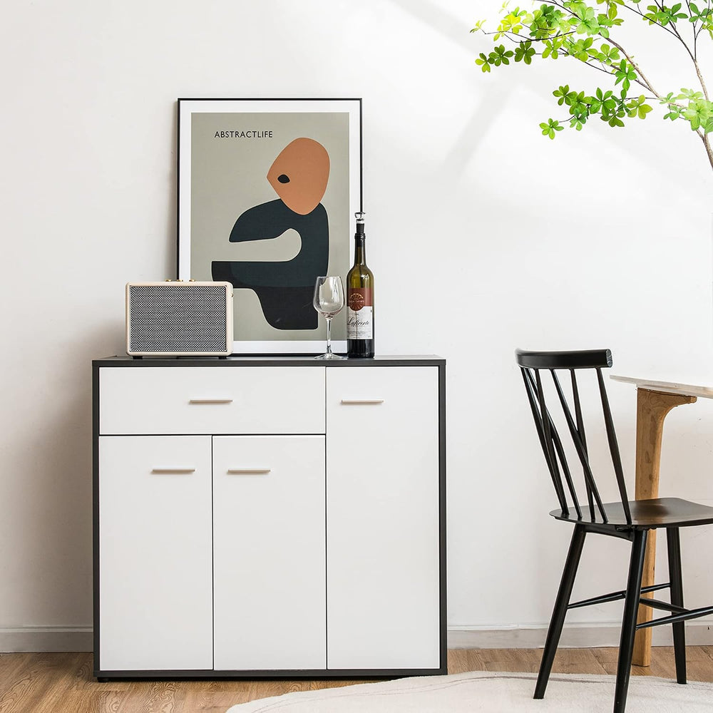 LOKO Buffet Cabinet with Storage, Multifunctional Kitchen Storage Cabinet wit...