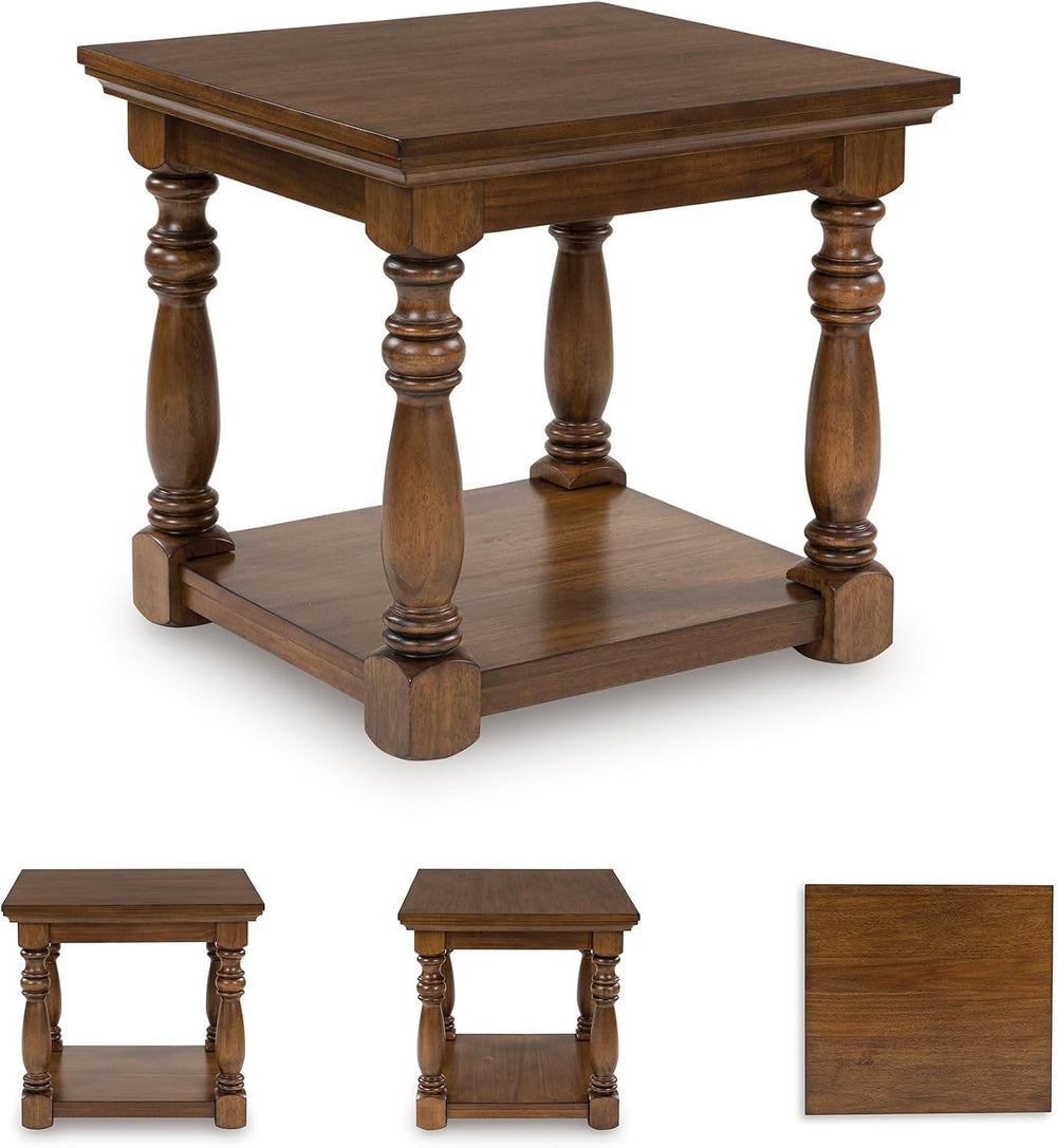 Signature Design by Ashley Sturlayne End Table, Traditional Rectangular Accen...
