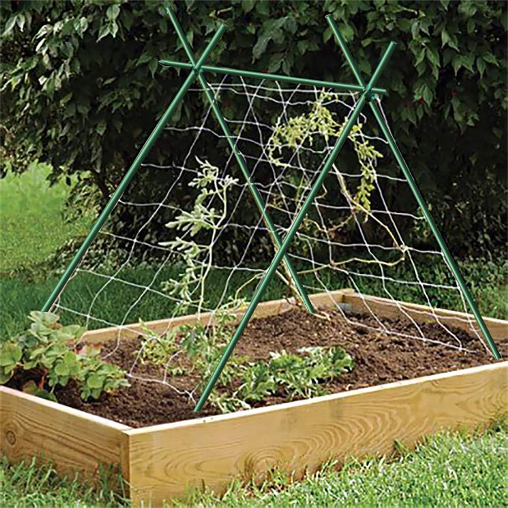 4ft Plant Stakes 50pack, 5/16 Inch Dia Garden Stakes, 48inch Garden Poles Tre...