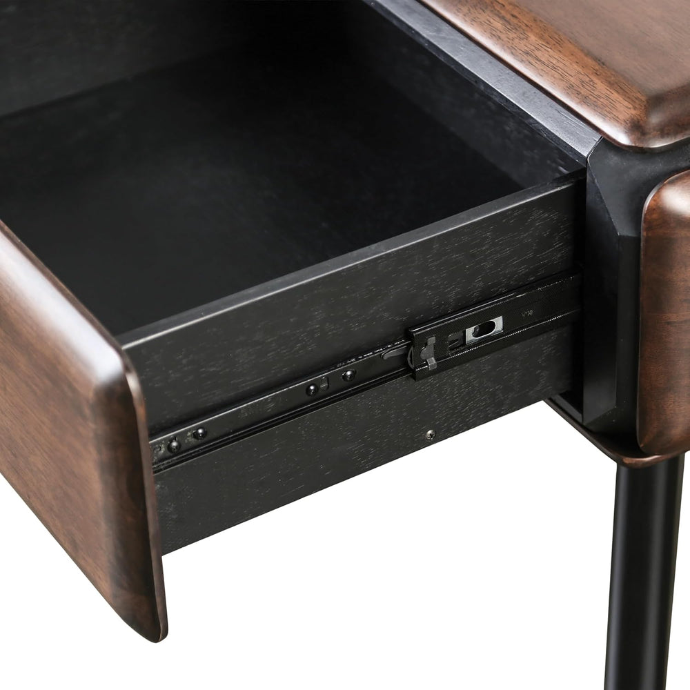 Furniture of America Nazaen Modern 2-Piece Coffee Table Set, Rich Walnut | So...