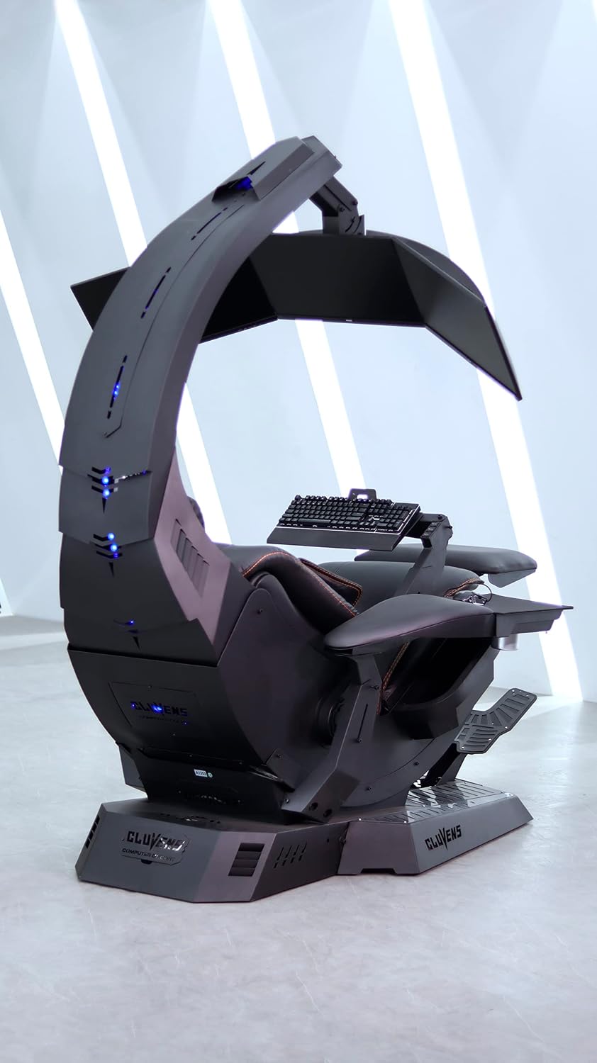 Imperatorworks CLUVENS Manticore Model Zero Gravity Gaming Chair Cockpit Gami...