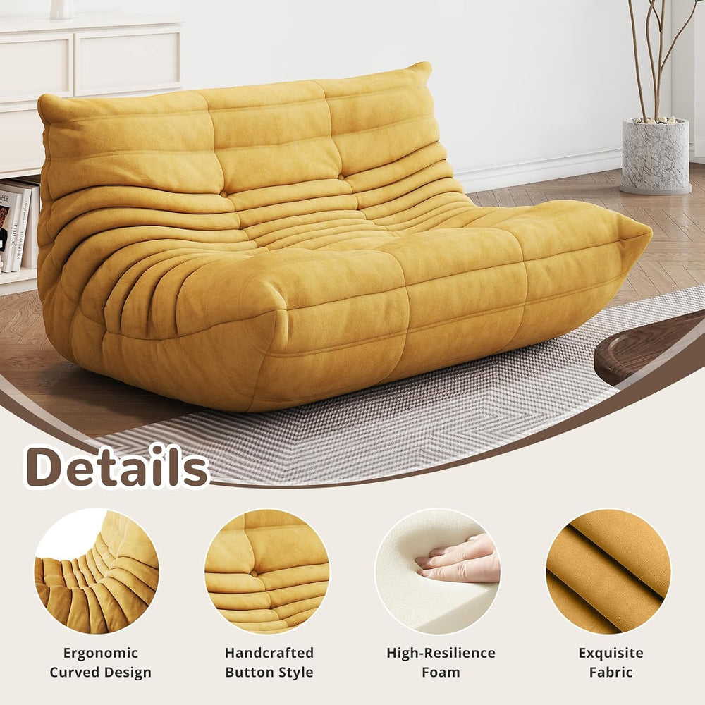 Bean Bag Chair - Corner Sofa, Fireside Chair Bean Bag Sofa Large Bean Bag Cha...