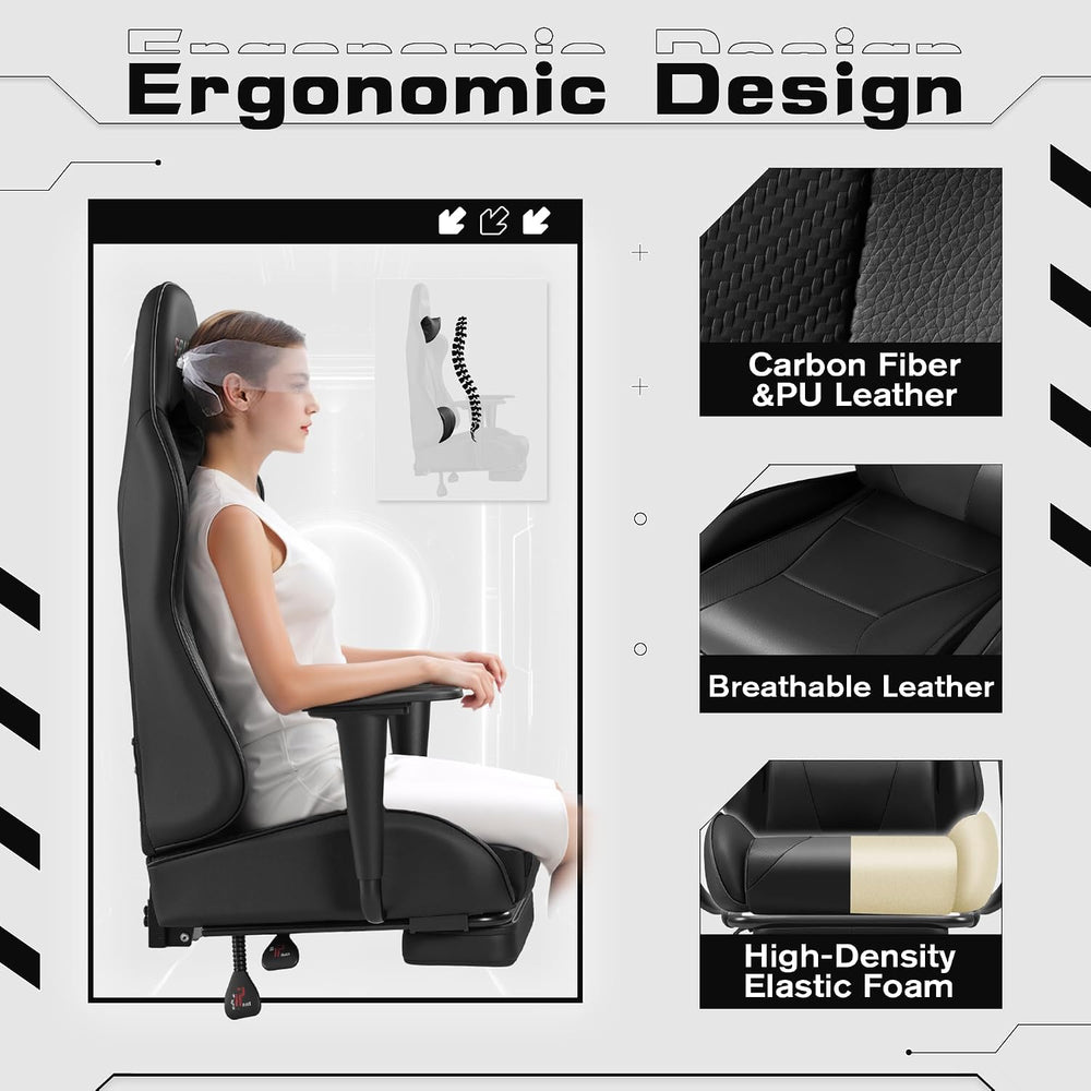 Homall Gaming Chairs, Computer Chair with Footrest and Massage Lumbar Support...