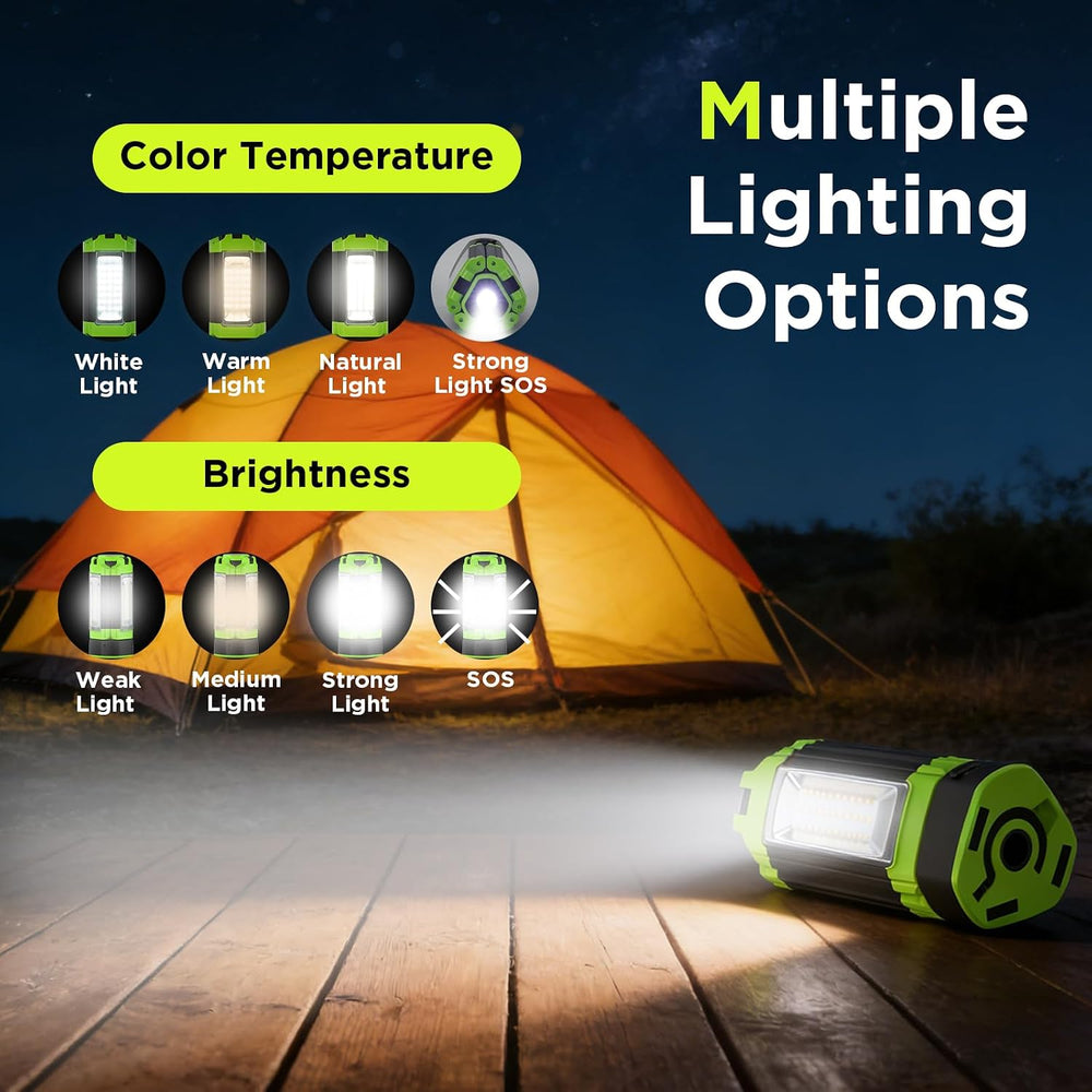 12000mAh Rechargeable Camping Light with Tripod Stand