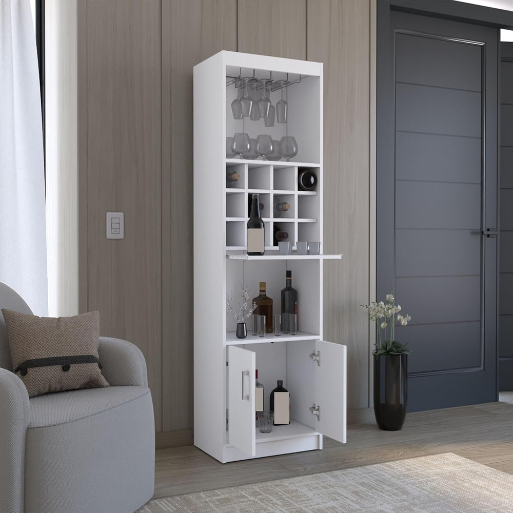 Modern Cabinet 5-Tier, Wine Cabinet with 5 Shelves, for Kitchen Living Room H...