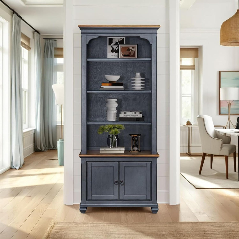 84" High Kitchen Sideboard, Wooden Storage Cabinet, No Assembly Required...