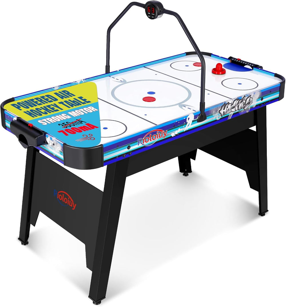 58" Air Hockey Table, Arcade Style with Powerful 700mA Motor, Accurate D...
