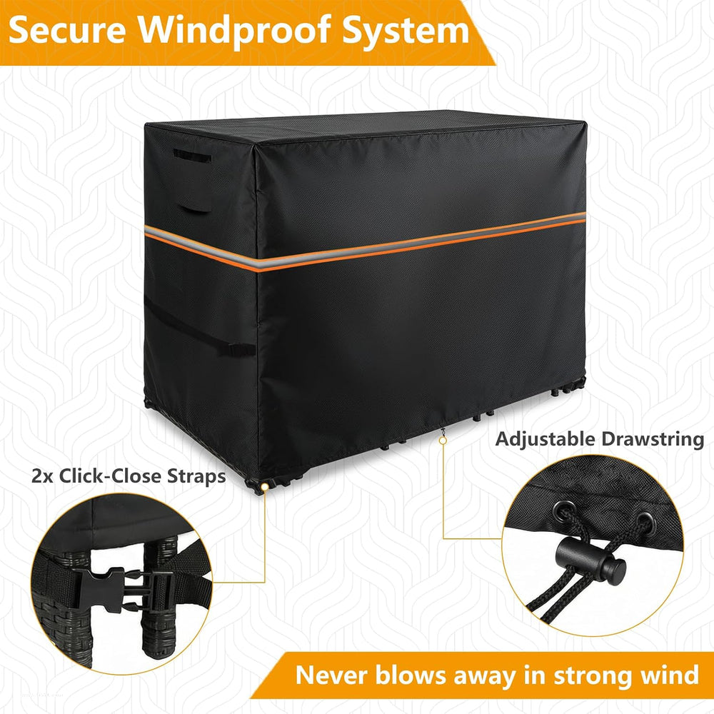 Outdoor Bar Covers,600D Heavy Duty,48"L x 30"W x 36"H,Black