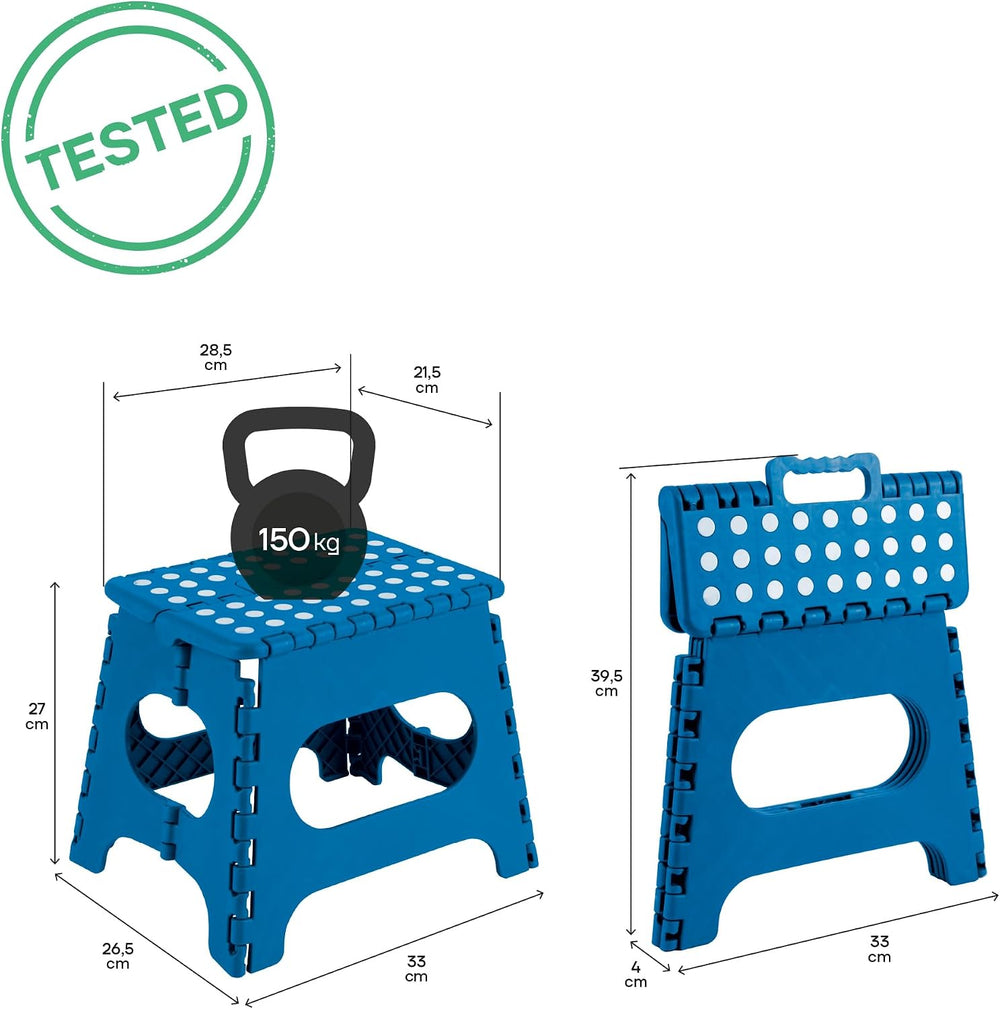 ARREGUI Post – TB 027 A Stool Folding 29 x 22 x 27 cm Blue