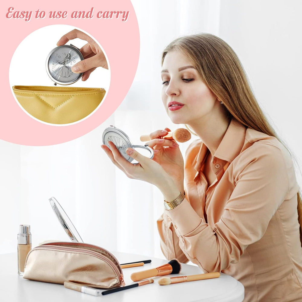 Taiyin 24 Pcs Quinceanera Party Favors for Guests Baptism Compact Mirror Favo...