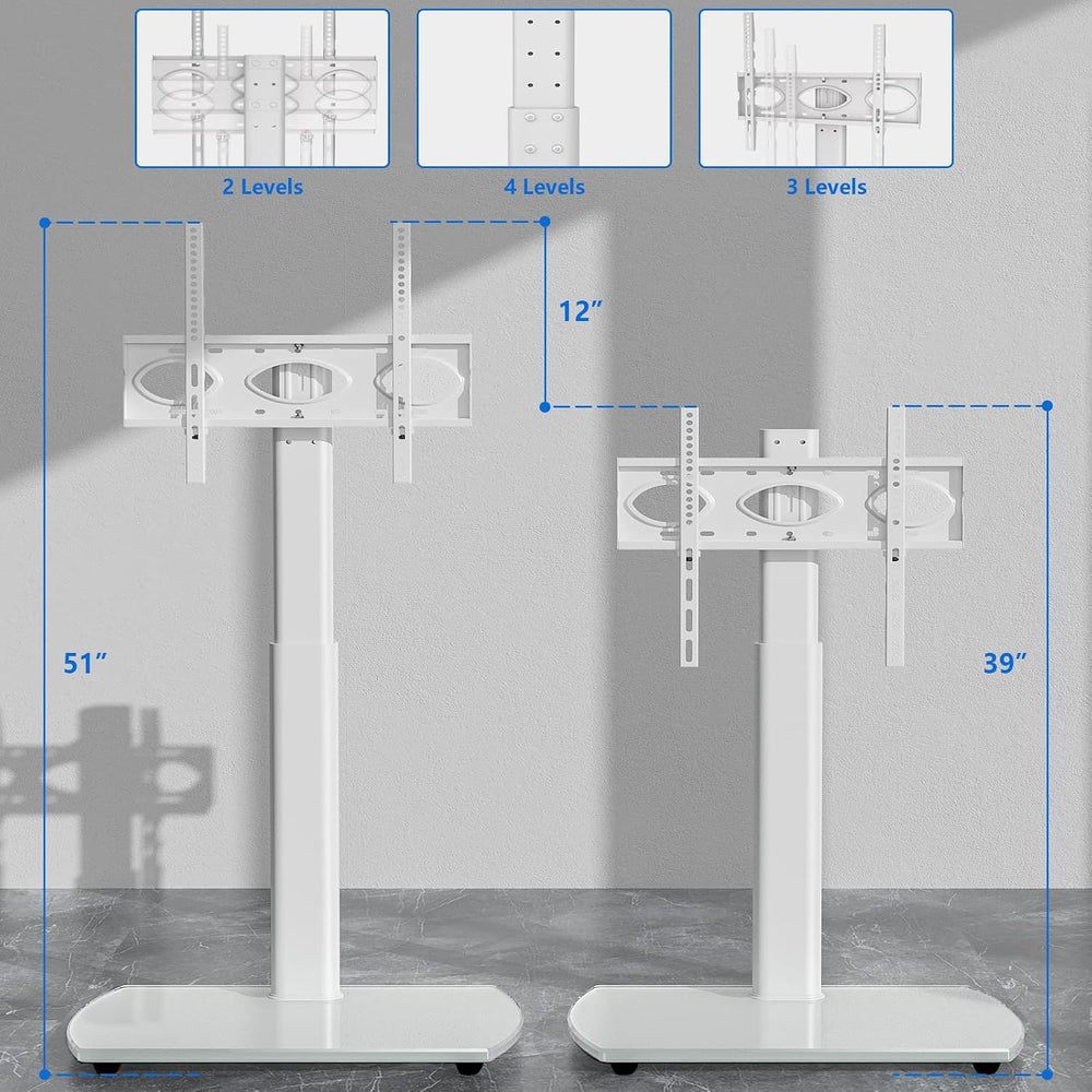 Rfiver TV Floor Stand with Swivel Mount, Universal for 32-65 Inch LCD LED Fla...