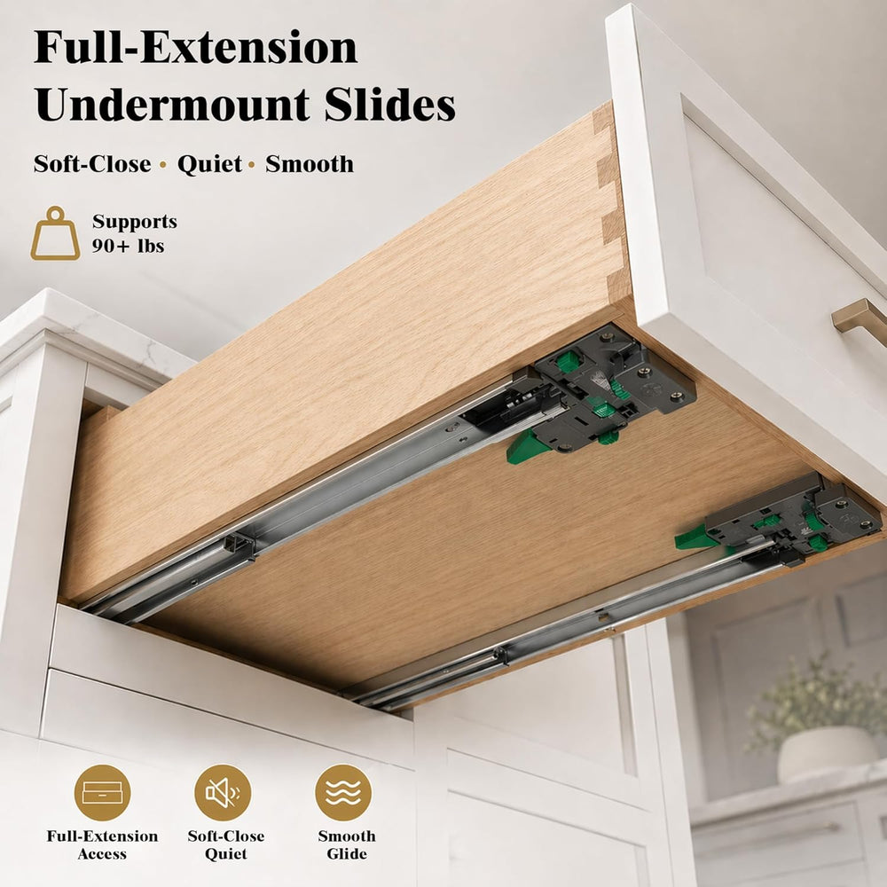18 Inch White Shaker Kitchen Base Cabinet, RTA Plywood Box Storage with 1 Dra...
