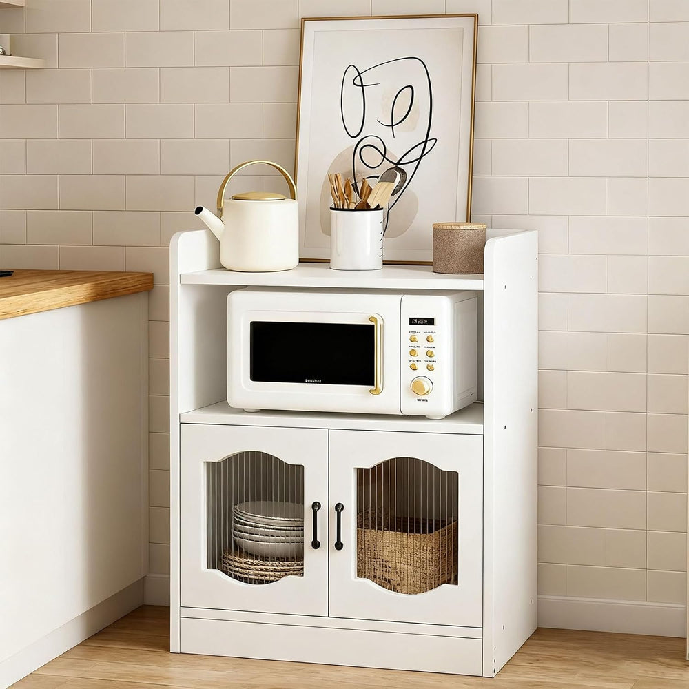Pantry Storage Cabinet, with Adjustable Shelf, Sideboard with Buffet Cupboard...