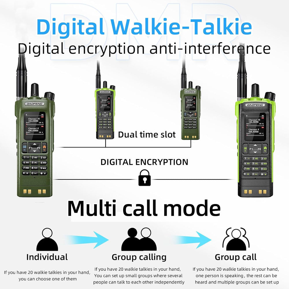 BAOFENG DM32 DM-32UV DMR Radio,Walkie Talkies Long Range ,ham Radio 1pcs