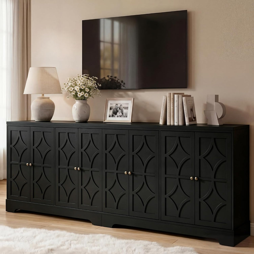 RoyalCraft Sideboard Buffet Cabinet with Storage, 56" Modern Sideboard w...