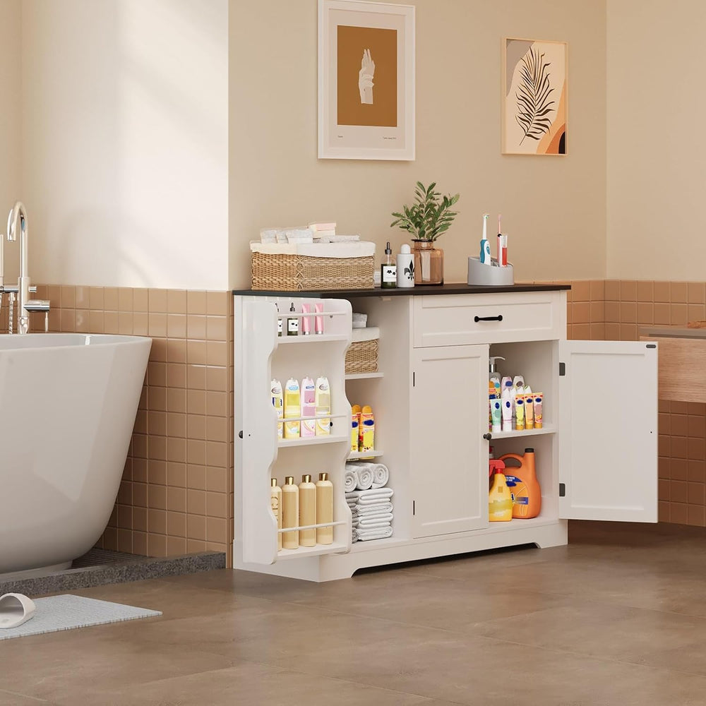 Gizoon Kitchen Coffee Bar Cabinet with Storage Kitchen Sideboard Buffet Cabin...