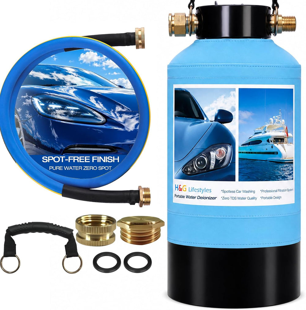 H&G lifestyles Water Deionizer for Car Washing, Spotless Water System Spo...