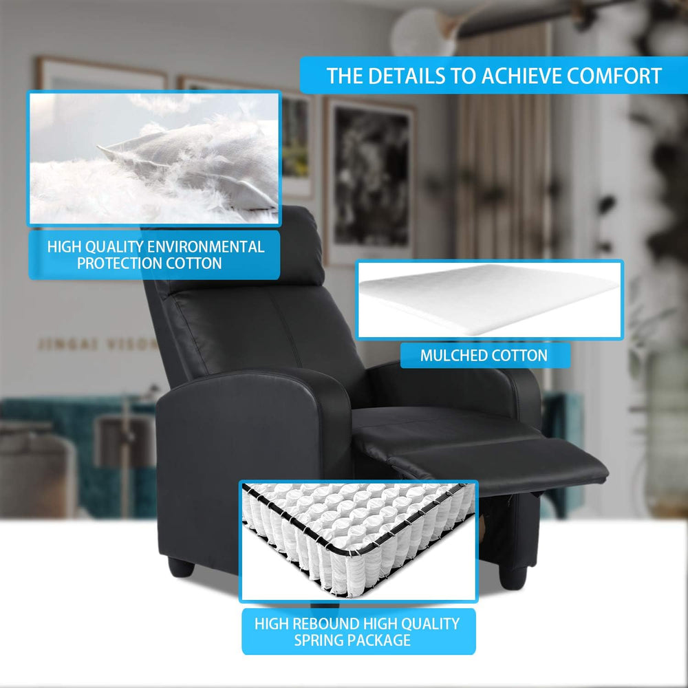 HCB Recliner Chair for Living Room Furniture Home Theater Seating Glider Chai...